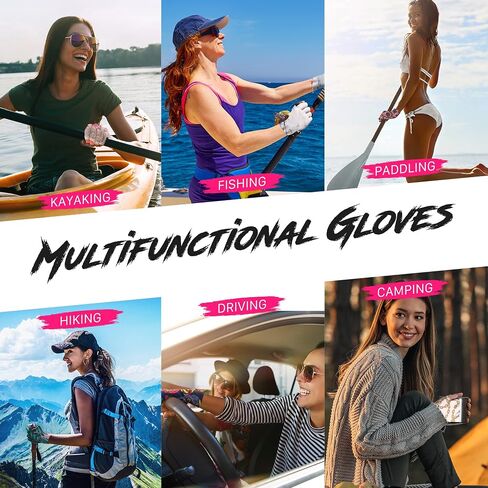 ManiGlovz - Anti UV Gloves for Gel Manicures Using Gel Lamp Dryers, Driving, Lounging and More, Fingerless Gloves That Shield Skin from the Sun and Nail Lamp, Outdoor Gloves, Hard Core Print in Saudi Arabia