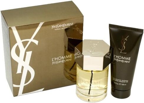Yves Saint Laurent L'Homme Men Gift Set (Eau De Toilette Spray, After Shave Balm and All Over Shower Gel) in Saudi Arabia