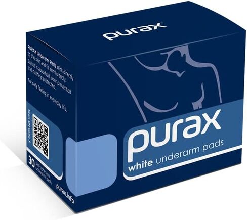 PURAX Pure Pads Antiperspirant Adhesive Underarm Pads, 30 Piece in Kuwait