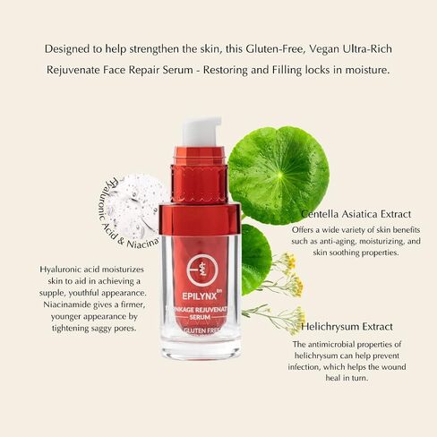 EpiLinkage Night Time Anti Aging Nightly Skin Care Routine Package Gift Set Kit - Rejuvenating Face Cleaning Wash, Firming Cream & Hydrating Serum EPILYNX by Dr. Liia in Kuwait