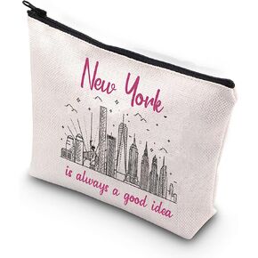 حقيبة مكياج TSOTMO New York العازبة المفضلة لحفلات العزوبية في نيويورك هي دائمًا فكرة جيدة لعطلة نيويورك بسحاب (فكرة جيدة في نيويورك) in Kuwait