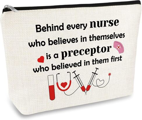 Future Nurse Gift Nursing Student Gifts Makeup Bag for Women Nurse Week Day Gift Cosmetic Bag Pouch Nursing Graduation Gift Inspirational Birthday Gift for Nurse Practitioner Nurses Appreciation Gift in Saudi Arabia