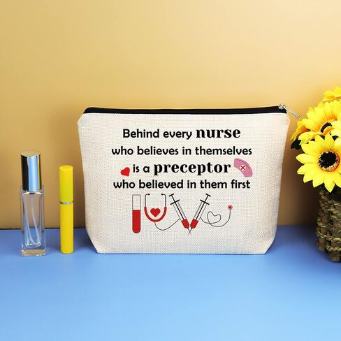 Future Nurse Gift Nursing Student Gifts Makeup Bag for Women Nurse Week Day Gift Cosmetic Bag Pouch Nursing Graduation Gift Inspirational Birthday Gift for Nurse Practitioner Nurses Appreciation Gift in Saudi Arabia
