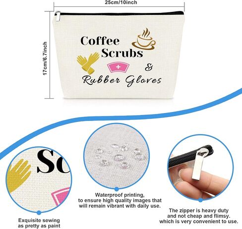 Future Nurse Gift Nursing Student Gifts Makeup Bag for Women Nurse Week Day Gift Cosmetic Bag Pouch Nursing Graduation Gift Inspirational Birthday Gift for Nurse Practitioner Nurses Appreciation Gift in Saudi Arabia