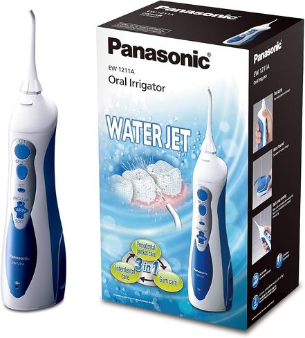 Panasonic Cordless Water Flosser, 3 Speed Pressure Settings Oral Irrigator, Washable, Rechargeable Portable For Travel And Home - EW2A in Saudi Arabia