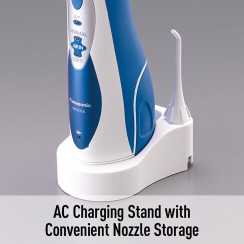 Panasonic Cordless Water Flosser, 3 Speed Pressure Settings Oral Irrigator, Washable, Rechargeable Portable For Travel And Home - EW2A in Saudi Arabia