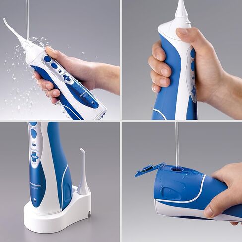 Panasonic Cordless Water Flosser, 3 Speed Pressure Settings Oral Irrigator, Washable, Rechargeable Portable For Travel And Home - EW2A in Saudi Arabia