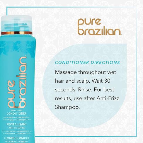 PURE BRAZILIAN - 4 Piece Essential Travel Size Kit: Anti-Frizz Shampoo, Conditioner, Serum & Masque in Saudi Arabia