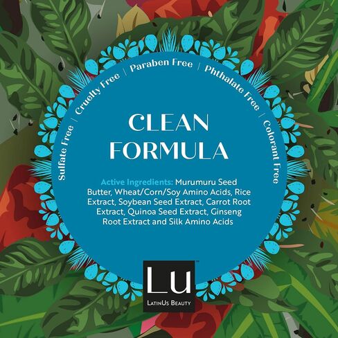 LATINUS BEAUTY CONTROL Travel Size Anti-Frizz Vegan Keratin Hair Collection: Natural Murumuru Butter Shampoo + Conditioner + Styling Cream for All Hair Types (1oz each), Reduces Frizz and Flyaways in Saudi Arabia