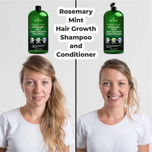 First Botany Biotin Shampoo Conditioner Set - An Anti Hair Loss Set Thickening formula For Hair Regrowth, Anti Thinning Sulfate Free For Men & Women Anti Dandruff Treatment 16 oz x 2 (Rosemary Mint) in Kuwait