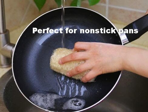 ليفة استحمام طبيعية من قطعتين لتنظيف الجسم، ليفة تقشير الوجه in Kuwait