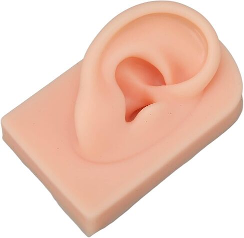 3D Silicone Nose and Mouth Model Face Silicone Model for Ear Nose Mouth,Silicone Model for Nose Earrings Display,Piercing Practice Tool,Simulation Artificial Human Model(Dark Skin Color) in Saudi Arabia