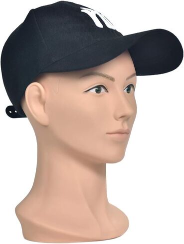 ErSiMan Female Life Size Bald Mannequin Head Professional Cosmetology for Wig Making, Display wigs, eyeglasses, hairs, T pins,with Free Clamp in Saudi Arabia