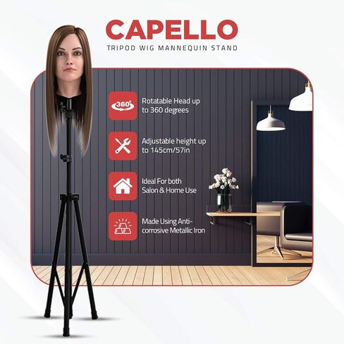 OVALVIX Mannequin Head Tripod Stand with Carry Bag for Cosmetology in Saudi Arabia