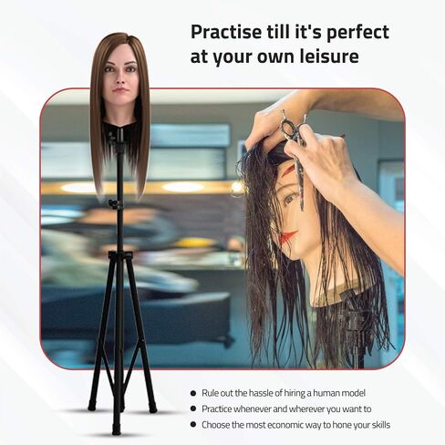 OVALVIX Mannequin Head Tripod Stand with Carry Bag for Cosmetology in Saudi Arabia