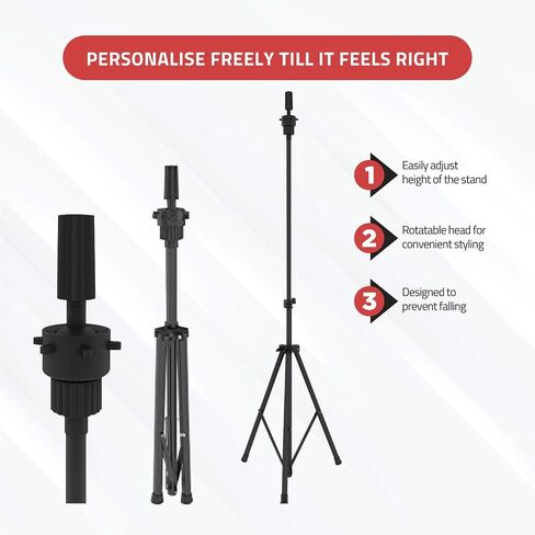 OVALVIX Mannequin Head Tripod Stand with Carry Bag for Cosmetology in Saudi Arabia