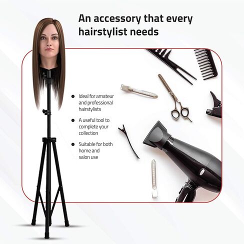 OVALVIX Mannequin Head Tripod Stand with Carry Bag for Cosmetology in Saudi Arabia