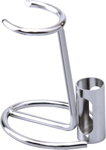 Shaving Razor and Brush Stand Universal Holder for Safety Razor Storage Shave Brush Holder, Black. in Kuwait