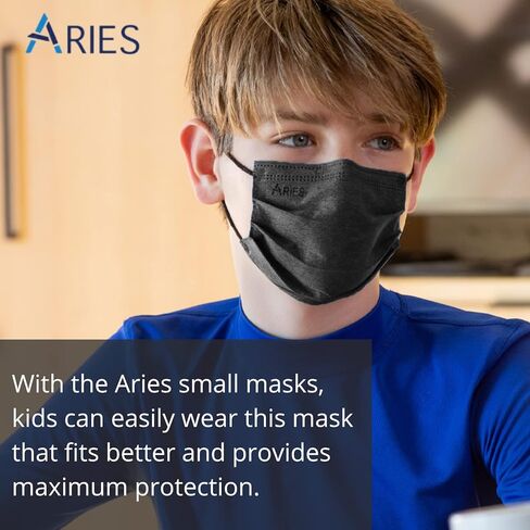 أقنعة وجه قابلة للتنفس للبالغين والأطفال من Aries - يمكن ارتداؤها بشكل مريح لمدة 40 ساعة - قناع أنيق للعمل والسفر in Saudi Arabia