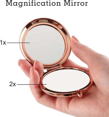 Yishuliwu She Believed She Could So She Did Rose Gold Travel Compact Mirror Graduation Inspirational Christmas Birthday Gifts for Her Daughter Sister Teen Senior Student Friend Gifts in Saudi Arabia