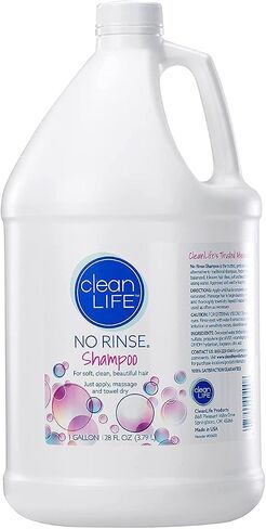 No-Rinse Shampoo, (1 Gallon) - Leaves Hair Fresh, Clean and Odor-Free, Rinse-Free Formula in Saudi Arabia