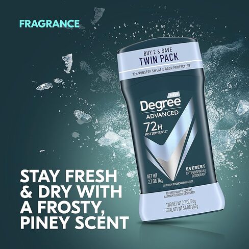 مضاد العرق سلسلة الأدرينالين من ديجري مين 2.7 oz Twin Pack in Kuwait