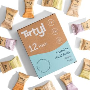 Tirtyl Skipper Foaming Hand Soap Tablet Refills - 12 Pack - 96 fl oz total (12x 8 fl oz) - Rebranded - Compostable Packaging - Bergamot, Blue Cypress & Sage in Kuwait