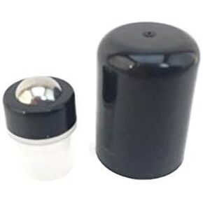 Essential Oil Roller Inserts for 5 and 15ml Essential Oil Bottles. Pack of 8 Stainless Steel Leak Proof with removable snap ring Roller Tops. Great for Oils, Blends, and DIY.