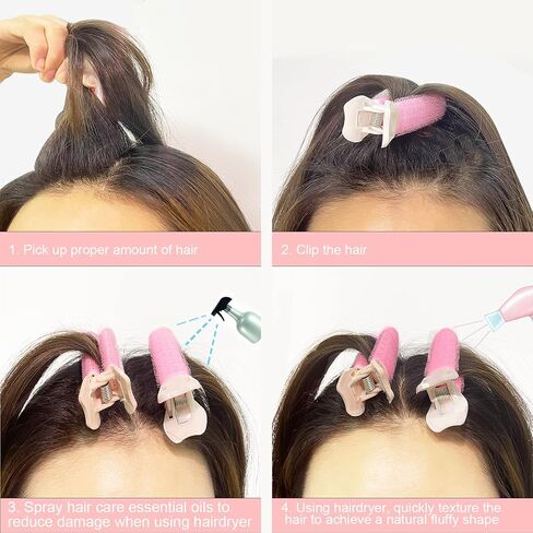 7PCS Volumizing Hair Clips for Styling, Colorful Velcro Hair clips for Volume, Hair Roots Clips for Women and Grils in Saudi Arabia