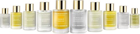 Aromatherapy Associates Ultimate Wellbeing Bath & Shower Oil. Selection of 10 Premium Bath and Shower Oils (0.3 fl oz Each) in a Decorative Gift Box in Saudi Arabia