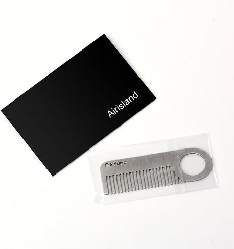 Stainless Steel Keychain Comb Small Pocket Comb Mini Anti-static Beard Mustache Comb 3.15 inches in Saudi Arabia