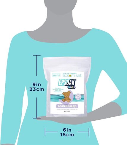 Epsoak Kids Lavender Soak & Sleep ملح إبسوم - كيس 2 رطل in Saudi Arabia