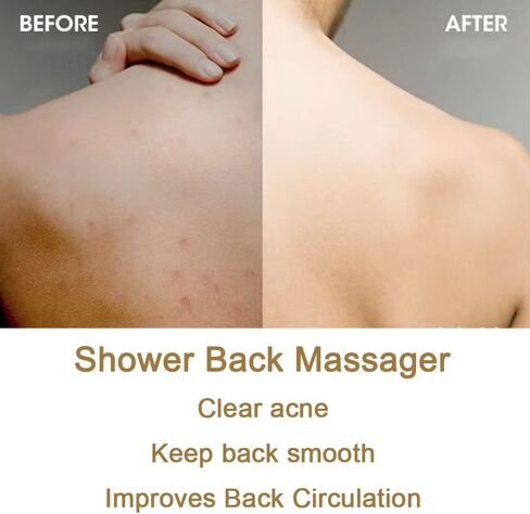 JROZXF دش مدلك القدم، منظف القدم للاستخدام في الدش، منظف الظهر للاستحمام، سيليكون، بساط تنظيف الجسم، منظف الدش، سبا القدم والعناية بالقدم للنساء باللون الأزرق in Kuwait