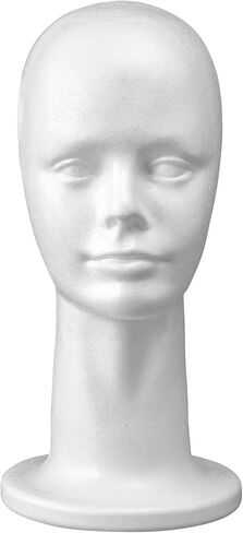 13'' Inch Styrofoam Foam Head Wig Head Mannequin Manikin Head Display Head Wig hat Stand, Style, Model & Display Women's Wigs, Hats & Hairpieces, Medium, by Adolfo Designs in Saudi Arabia