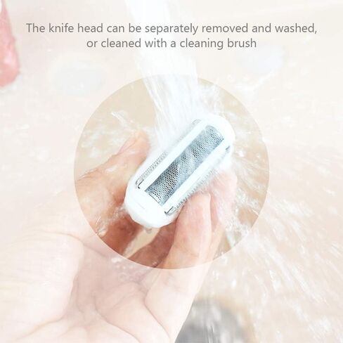 Electric Lady Shaver Bikini Trimmer Wet & Dry Rechargeable Cordless Painless Electric Razor for Women, LED Display Razor for Legs Underarms (Purple) in Kuwait