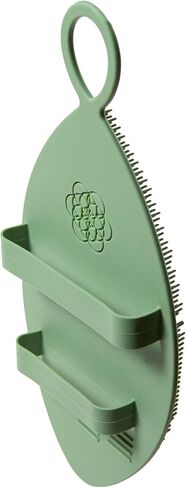 Daily Leaves of Life Silicone Scrubber - Set - Includes 3 Leaf-Shaped Silicone Scrubbers. Each Scrubber is Uniquely-Sized to Cleanse and Exfoliate Your Face, Body and Feet. in Saudi Arabia