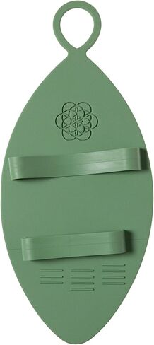 Daily Leaves of Life Silicone Scrubber - Set - Includes 3 Leaf-Shaped Silicone Scrubbers. Each Scrubber is Uniquely-Sized to Cleanse and Exfoliate Your Face, Body and Feet. in Saudi Arabia