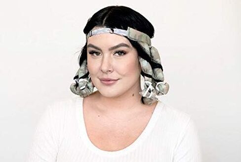 Octocurl Heatless Hair Curler (Short Hair) - Hair Rollers for Heatless Curls | Heatless Hair Curlers to Sleep In | Heatless Curling Headband (Cotton Poplin - Can Do Camo) in Kuwait