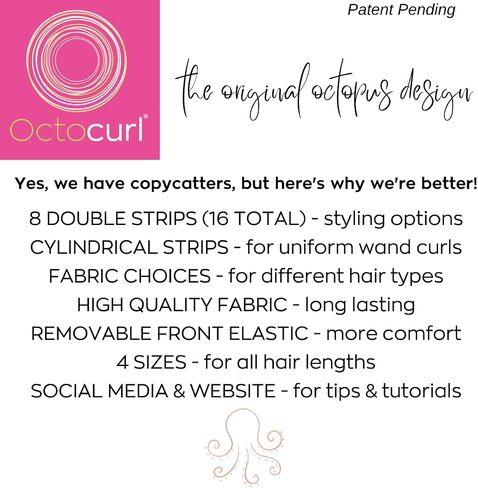 Octocurl Heatless Hair Curler (Short Hair) - Hair Rollers for Heatless Curls | Heatless Hair Curlers to Sleep In | Heatless Curling Headband (Cotton Poplin - Can Do Camo) in Kuwait