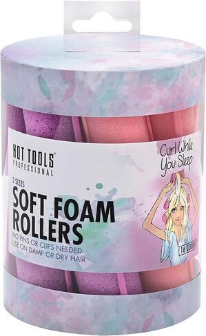 هوت تولز بكرات شعر اسفنجية ناعمة | تموجات وتموجات بدون مجهود in Kuwait