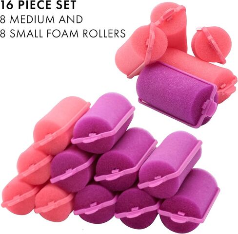 هوت تولز بكرات شعر اسفنجية ناعمة | تموجات وتموجات بدون مجهود in Kuwait