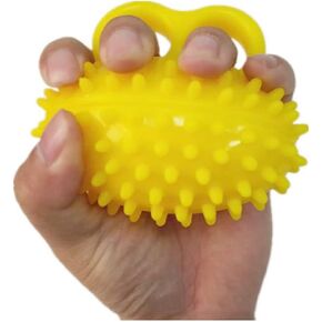 Finger Grip Ball, Stroke Hemiplegia Rehabilitation Training Equipment, Hand Finger Strength Massage Grip Ball (Hard)