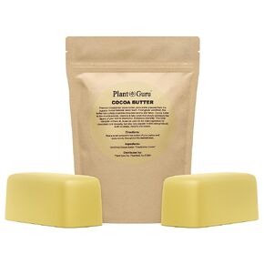 Raw Cocoa Butter 2 lbs. Bar - 100% Pure Natural Unrefined FOOD GRADE Arriba Nacional Cacao Bean, Great For Chocolate Making, Soap, Lip Balm and Moisturizer For DIY Body Butters