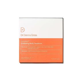 Dr. Dennis Gross Alpha Beta Exfoliating Body Treatment | Multi-Tasking Powered by AHA/BHAs for Smooth, Hydrated Skin While Improving Ingrown Hairs, Keratosis Pilaris, and Blemishes | 8 Textured Towels