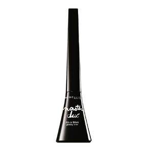 Maybelline New York Eye Studio Master Duo Glossy Liquid Liner, Black Lacquer, 0.05 Fluid Ounce