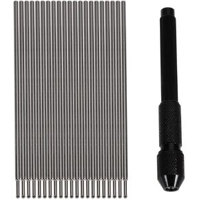 Exceart 20Pcs Tattoo Pen Holder For Skin Marking Pen Skin Surfer Stencil Pen Holder (Black Pen Holder Black Pen Refill)