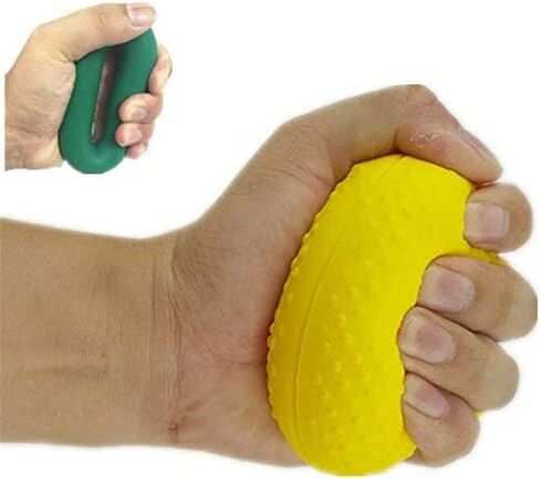Finger Grip Ball, Stroke Hemiplegia Rehabilitation Training Equipment, Hand Finger Strength Massage Grip Ball (Hard) in Kuwait