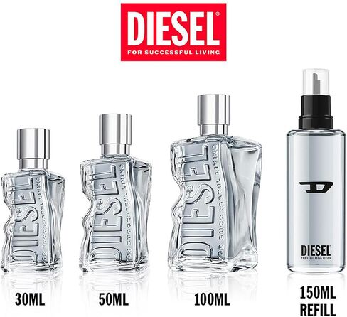 D by Diesel Refillable Eau de Toilette Spray for Everyone – Men and Women – Ginger Extract, Denim Cotton Accord, Vanilla Bourbon Extract, Lavender Heart in Saudi Arabia