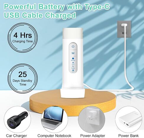 Cordless Water Flosser for Teeth, 2023 Update Portable Water Flosser, 4 Modes Dental Oral Irrigator, Rechargeable & IPX7 Waterproof Water Teeth Cleaner Picks with Travel Case, 5 Jet Tips in Saudi Arabia