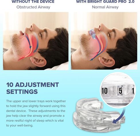 برايت جارد واقي الفم 2.0 قابل للتعديل للمساعدة على النوم الليلي in Kuwait